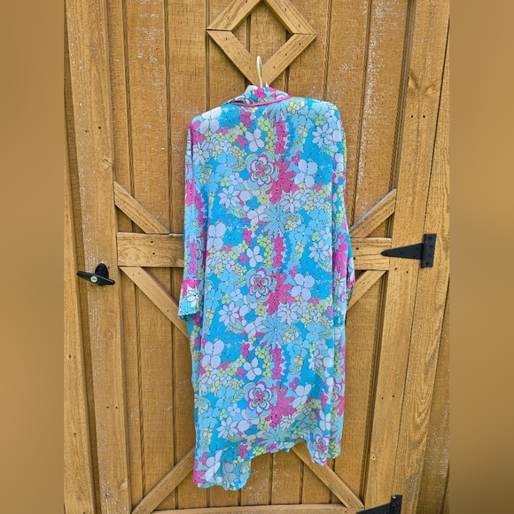 Delicates Floral Rob Size 2X - Picture 3 of 3
